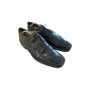 MAURI Dress Shoes (12, Black, Alligator)